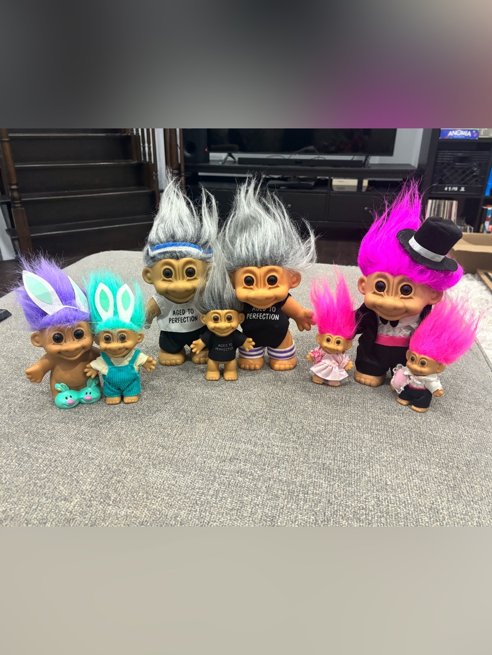 RUSS Treasure Trolls - Lot of 8